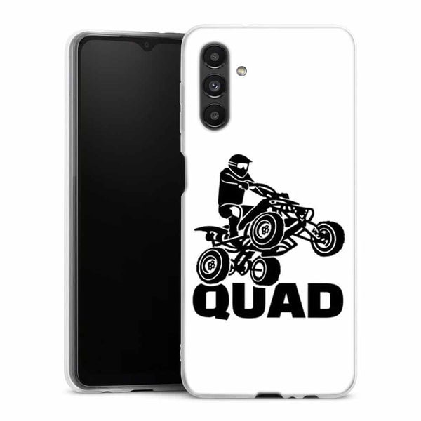 Coque pour Samsung A04S Moto Cross Quad